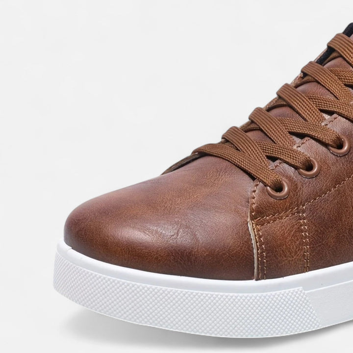 Men’s Business Casual Lace-Up Sneakers | Smart Style with Everyday Comfort
