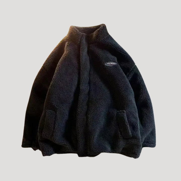 Women’s Reversible Fleece Jacket | Heart Print Design and Cosy Comfort