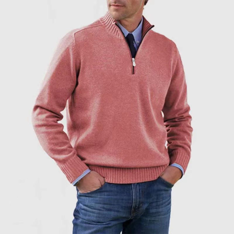 Men’s Half-Zip Sweater | Structured Fit and Everyday Warmth
