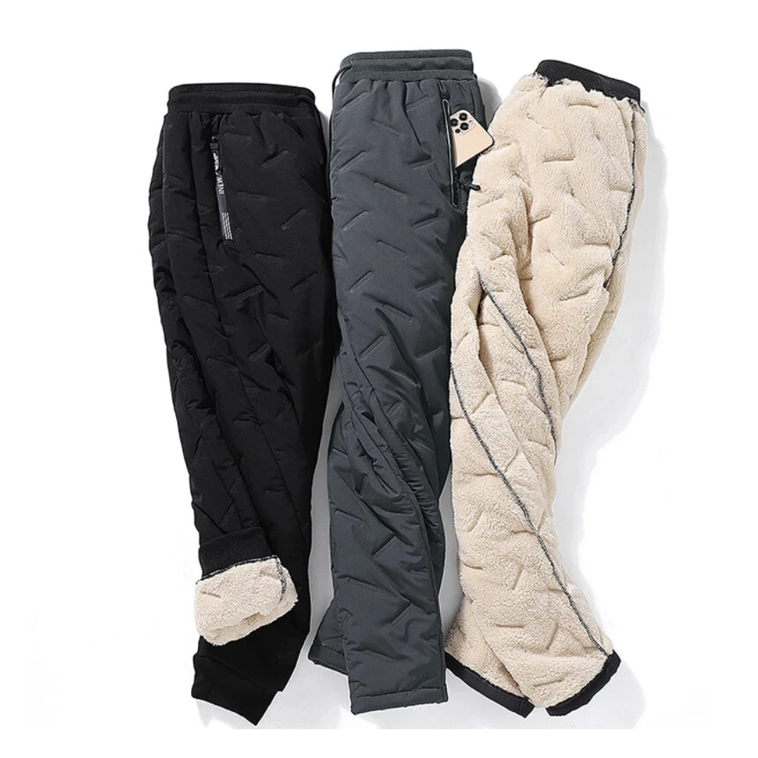 Men’s Thermal Joggers – Lined Winter Fit with Weather Protection