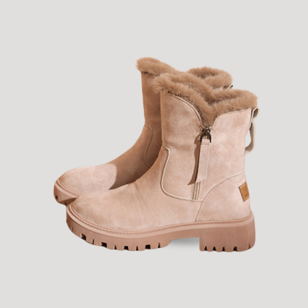 Women’s Fur-Lined Ankle Boots | Warm, Durable and Stylish for Cold Weather