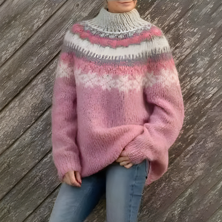 Women’s Fair Isle Winter Jumper | Relaxed Fit and Seasonal Pattern