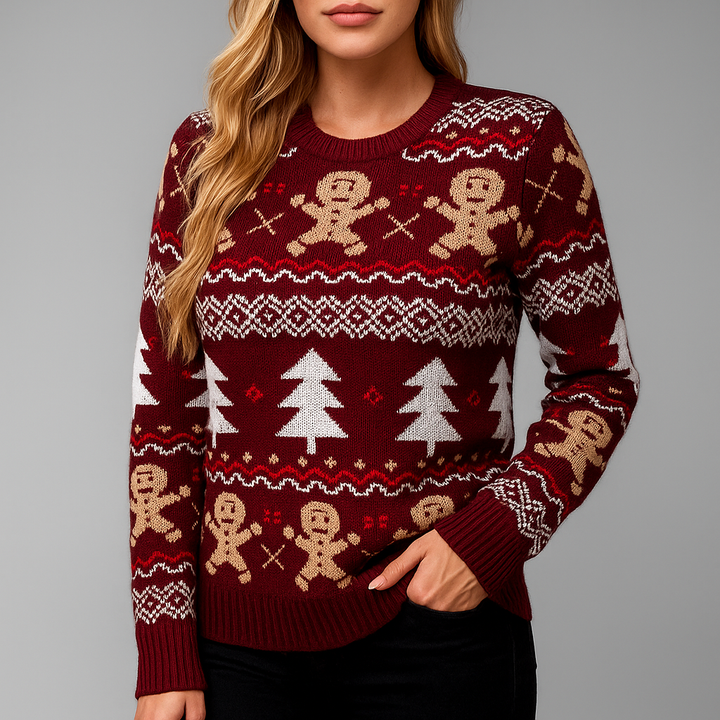 Women’s Festive Knit Jumper | Seasonal Pattern and Cosy Style