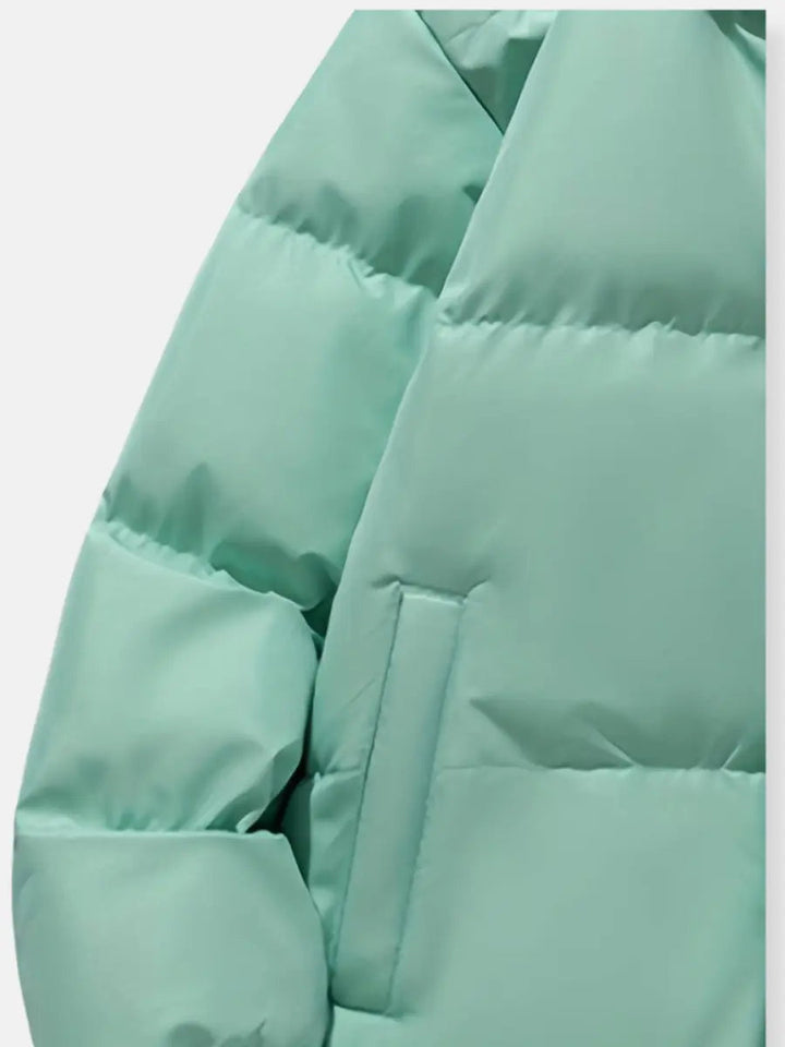 Women’s Warm Zip-Up Winter Jacket | Padded Design for Cold Days