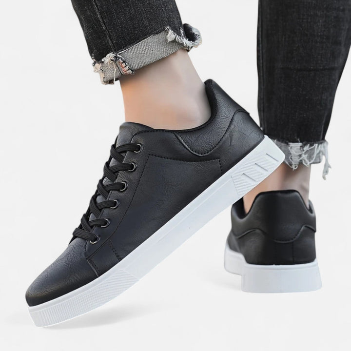 Men’s Business Casual Lace-Up Sneakers | Smart Style with Everyday Comfort