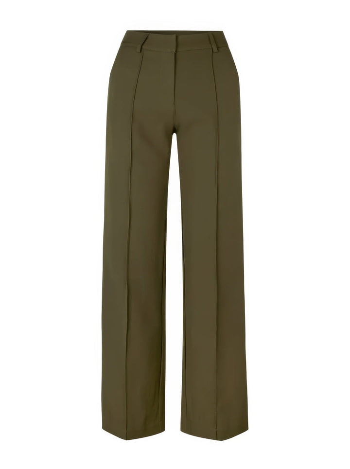 Wide-Leg Trousers – Crease-Resistant Finish, Timeless Fit