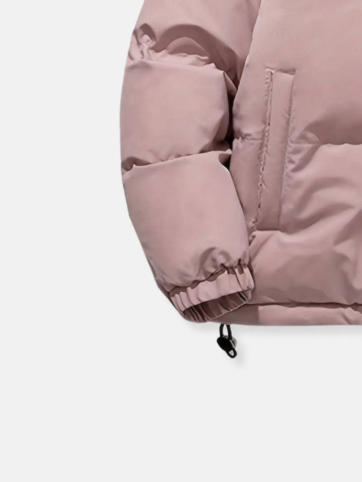 Women’s Warm Zip-Up Winter Jacket | Padded Design for Cold Days