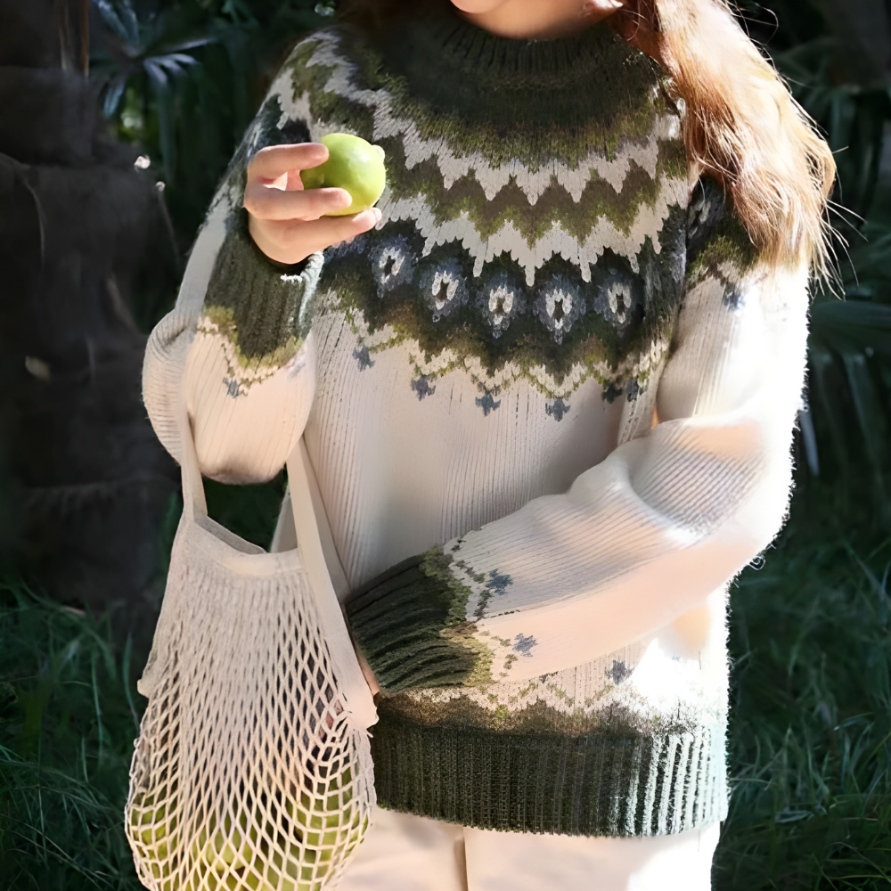 Women’s Fair Isle Winter Jumper | Relaxed Fit and Seasonal Pattern