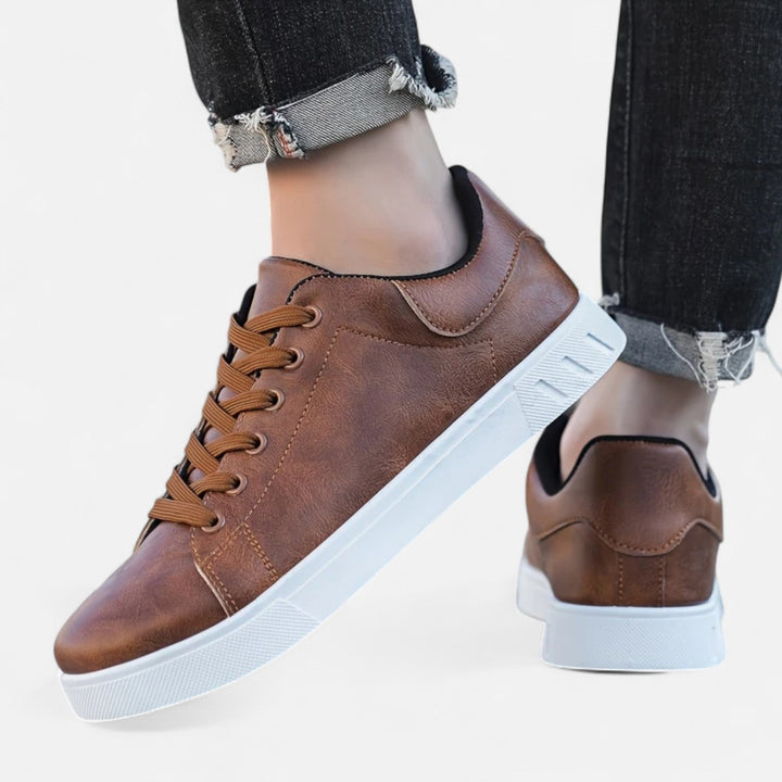 Men’s Business Casual Lace-Up Sneakers | Smart Style with Everyday Comfort