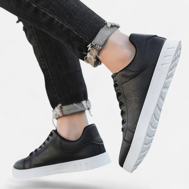 Men’s Business Casual Lace-Up Sneakers | Smart Style with Everyday Comfort