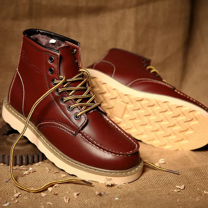 Men’s Vintage Lace-Up Boots – Classic Design, Everyday Wear