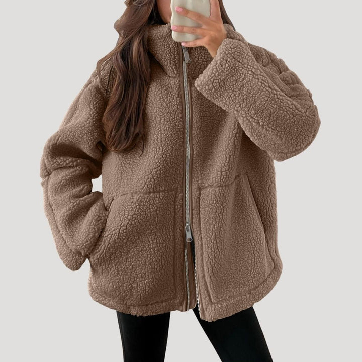Women’s Fleece Teddy Jacket | Soft, Fluffy and Warm for Winter Days