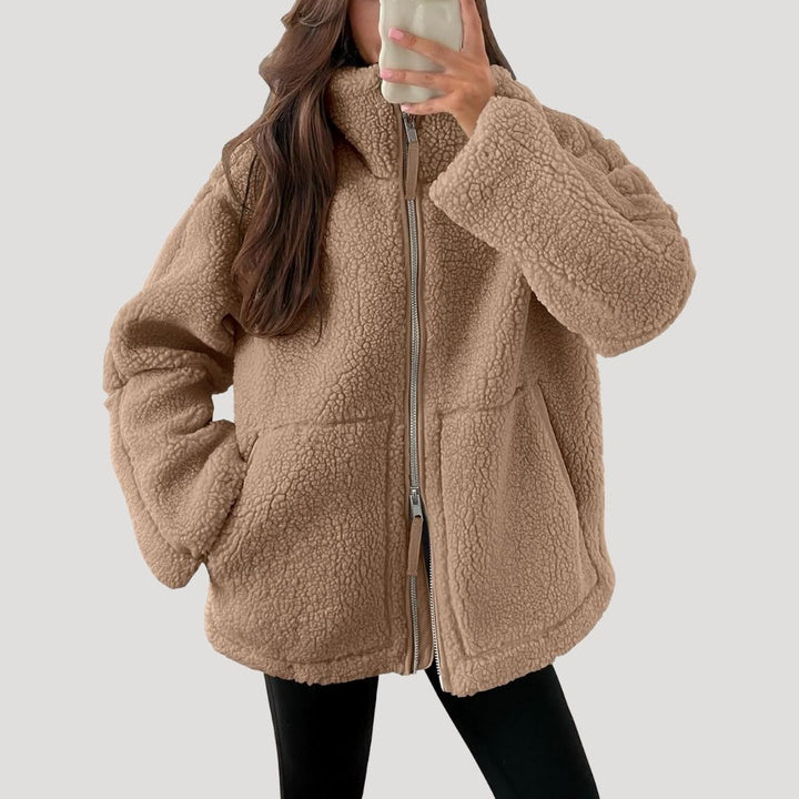 Women’s Fleece Teddy Jacket | Soft, Fluffy and Warm for Winter Days