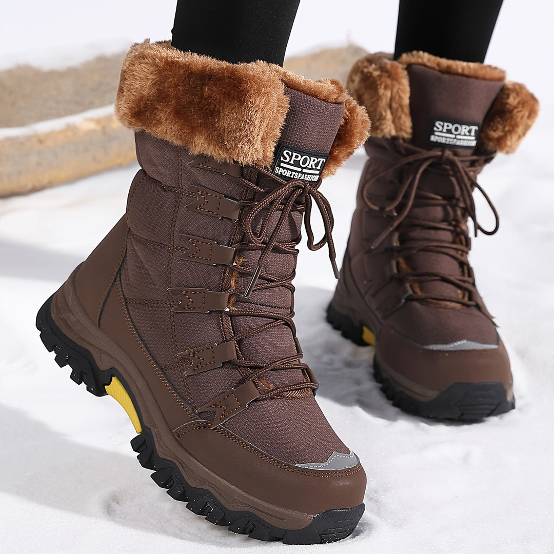 Women’s Winter Snow Boots – Insulated & Slip-Resistant