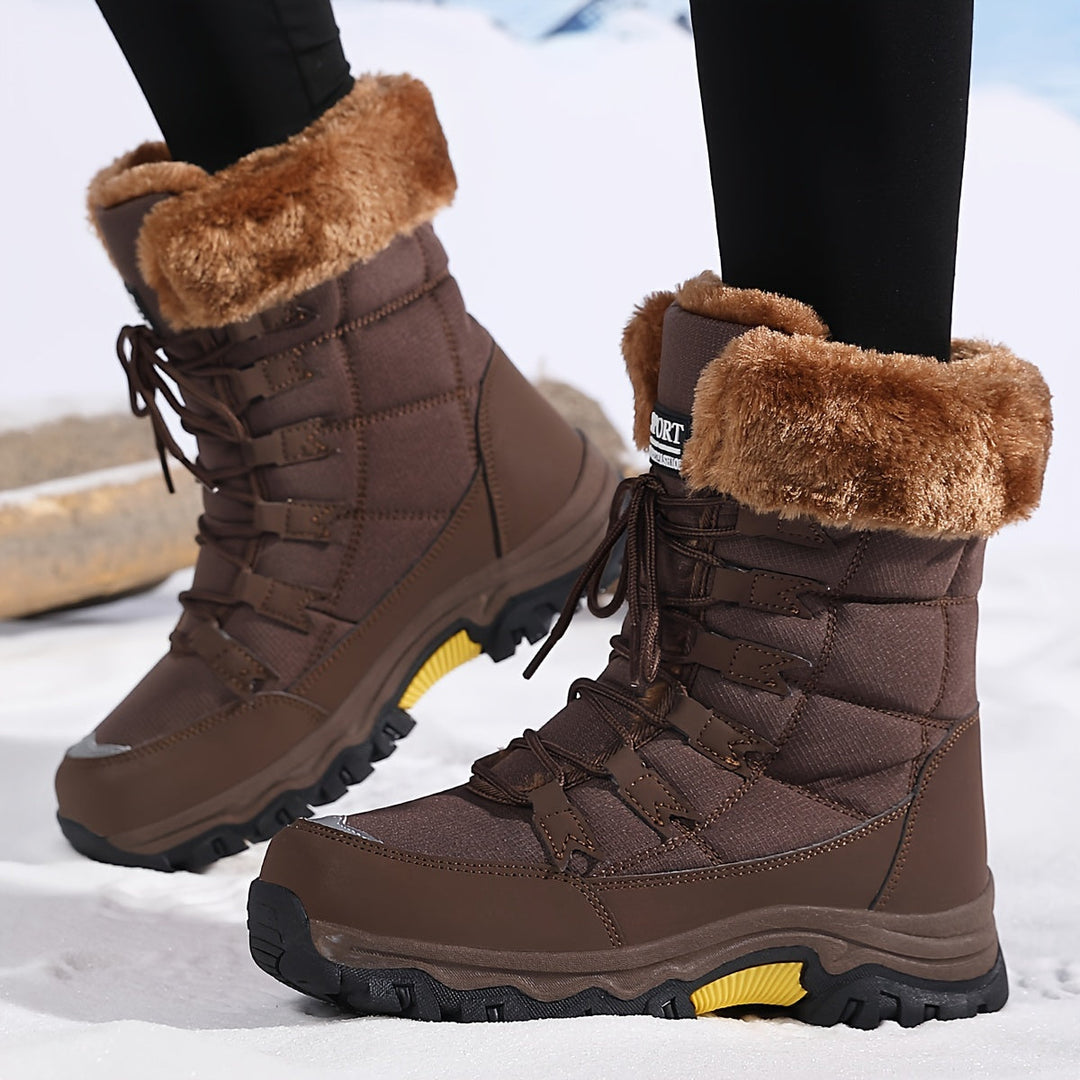 Women’s Winter Snow Boots – Insulated & Slip-Resistant