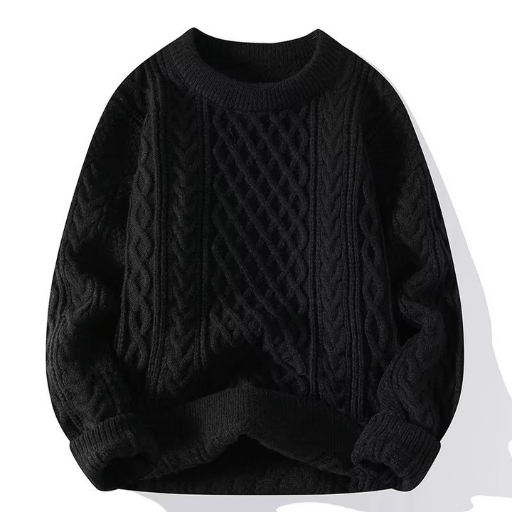 Men’s Cable Knit Wool Jumper | Classic Design and Timeless Style