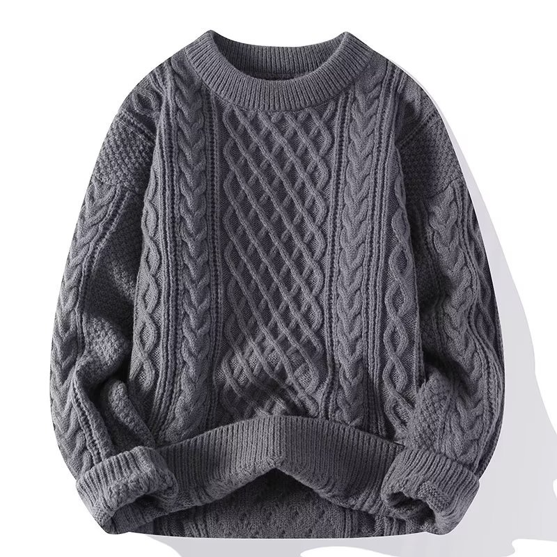 Men’s Cable Knit Wool Jumper | Classic Design and Timeless Style
