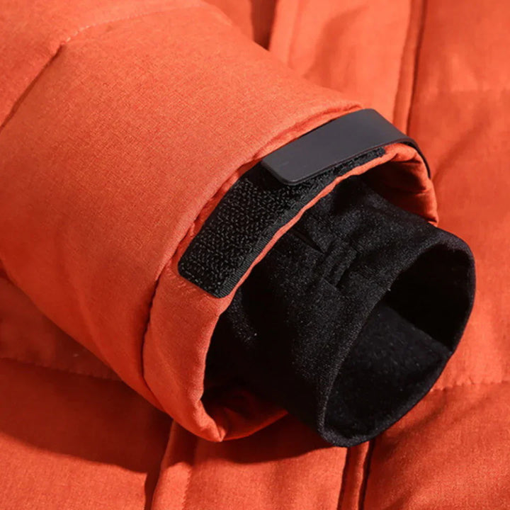 Long Men’s Winter Coat | Water-Repellent and Windproof Design