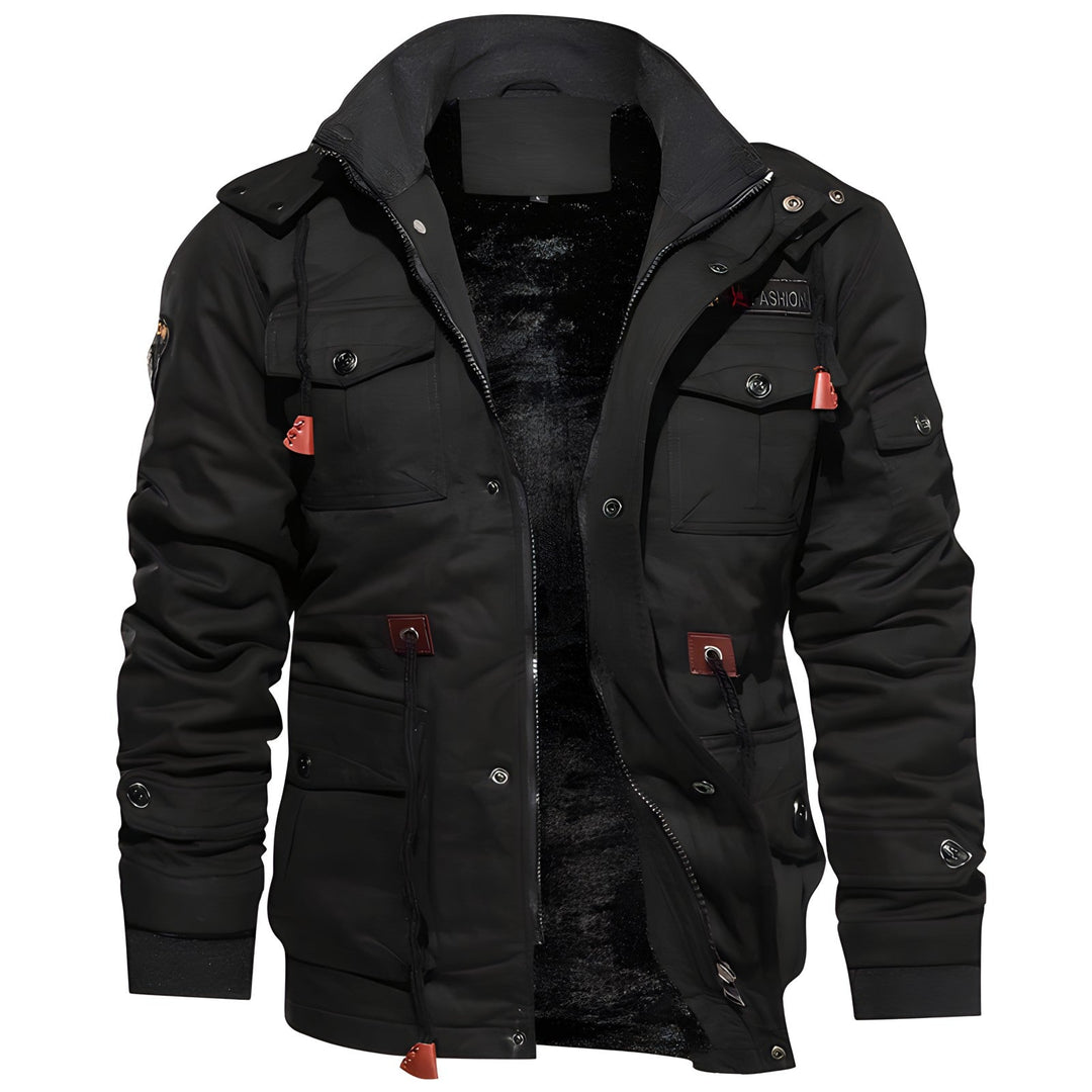 Men’s Tactical Outdoor Jacket – Multi-Pocket and Warm for Everyday Use