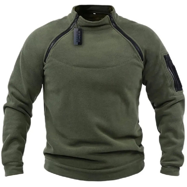 Men’s Tactical Fleece Sweater – Warm Pullover with Rugged Design