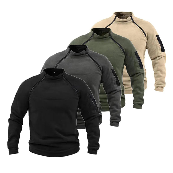 Men’s Tactical Fleece Sweater – Warm Pullover with Rugged Design