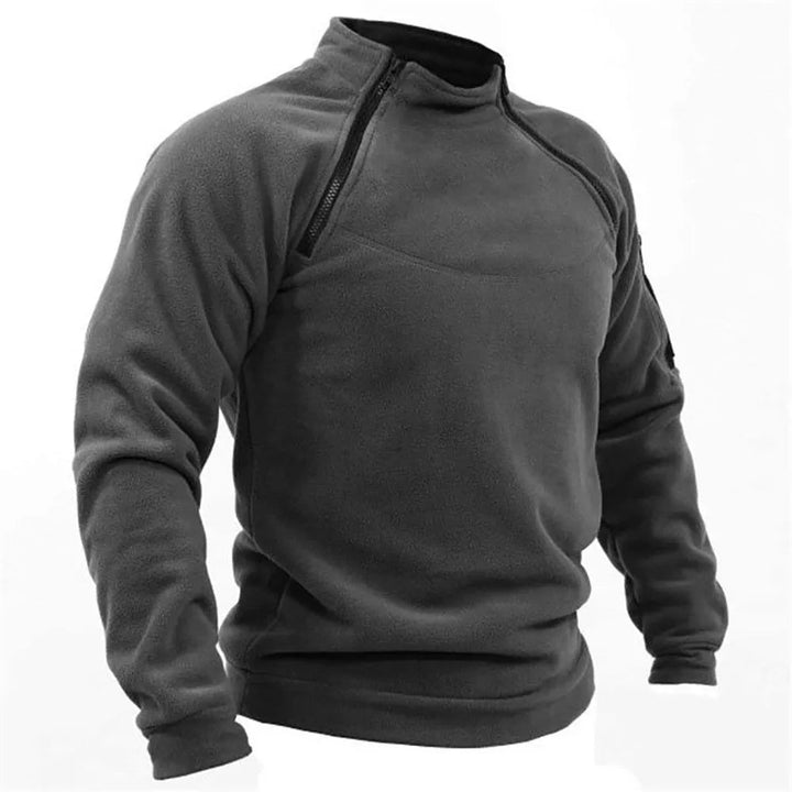 Men’s Tactical Fleece Sweater – Warm Pullover with Rugged Design