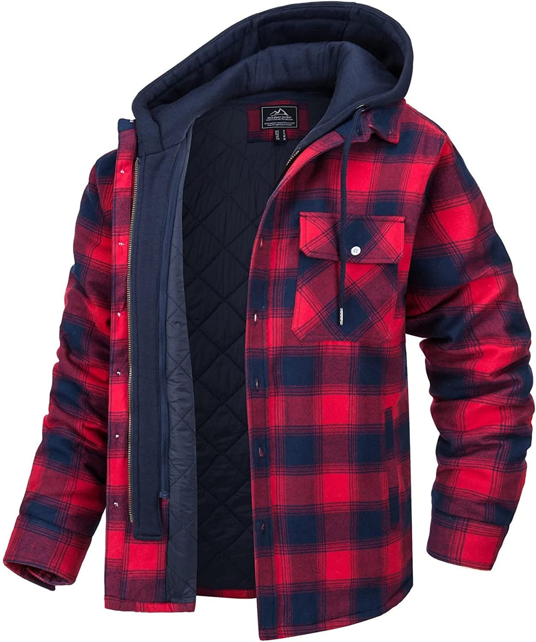 Men’s Checked Hooded Jacket | Casual, Warm and Effortlessly Stylish
