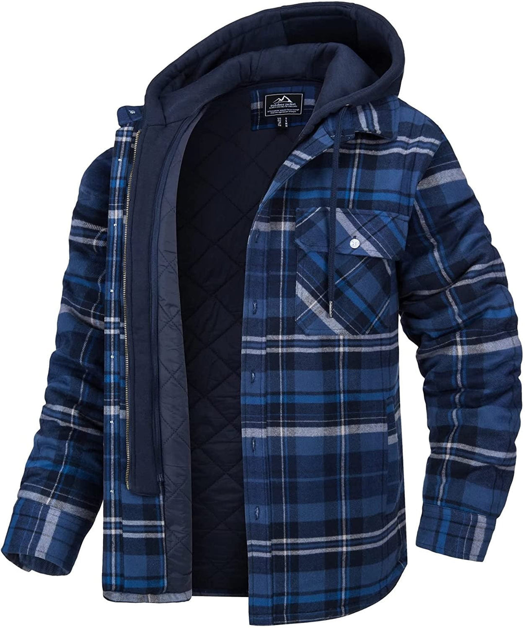 Men’s Checked Hooded Jacket | Casual, Warm and Effortlessly Stylish