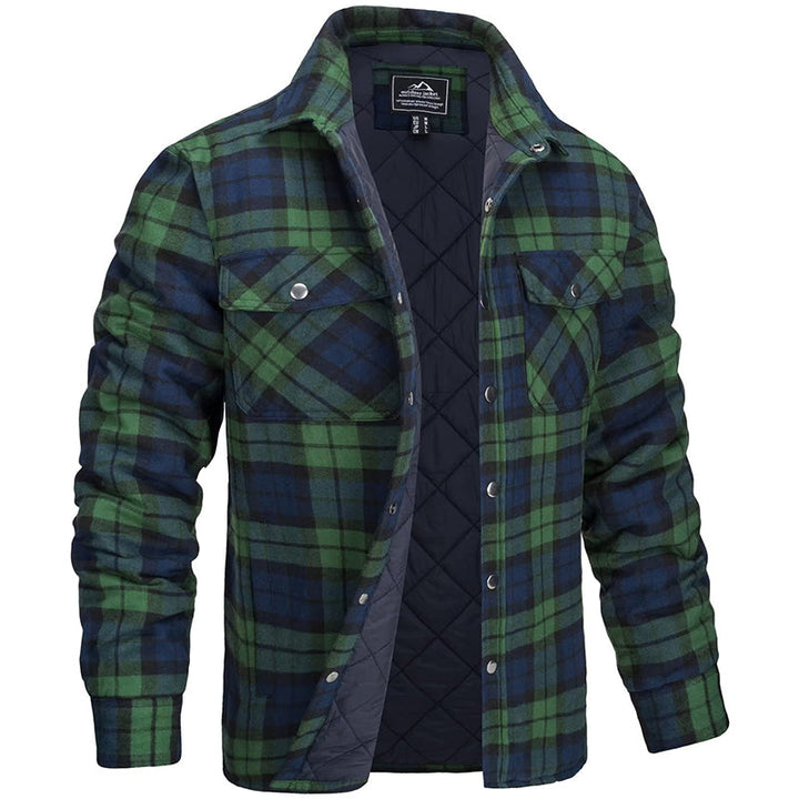 Men’s Checked Overshirt – Warm, Rugged and Ideal for Colder Days