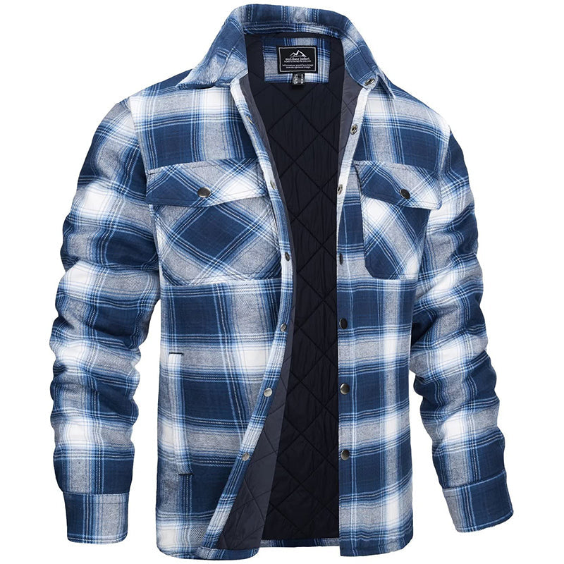 Men’s Checked Overshirt – Warm, Rugged and Ideal for Colder Days