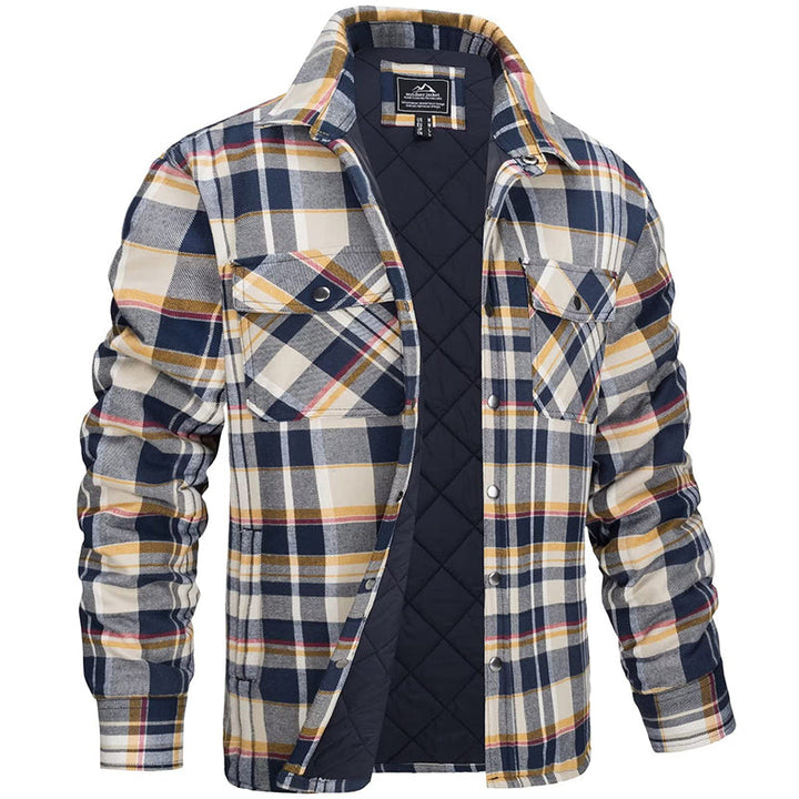 Men’s Checked Overshirt – Warm, Rugged and Ideal for Colder Days
