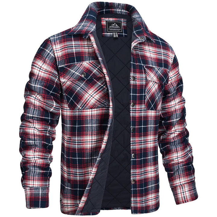 Men’s Checked Overshirt | Warm, rugged and perfect for cold days