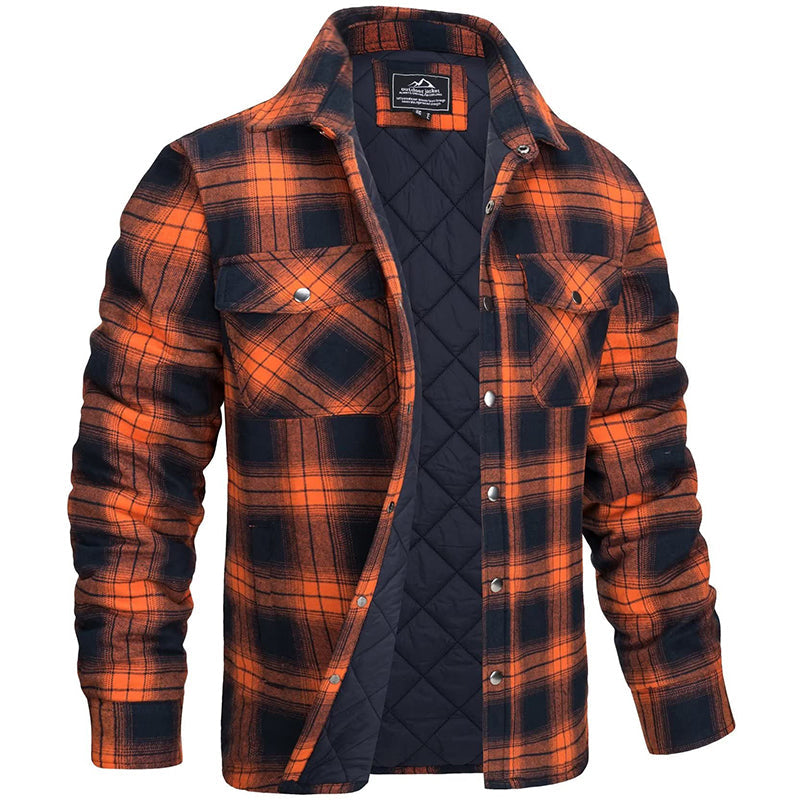 Men’s Checked Overshirt – Warm, Rugged and Ideal for Colder Days