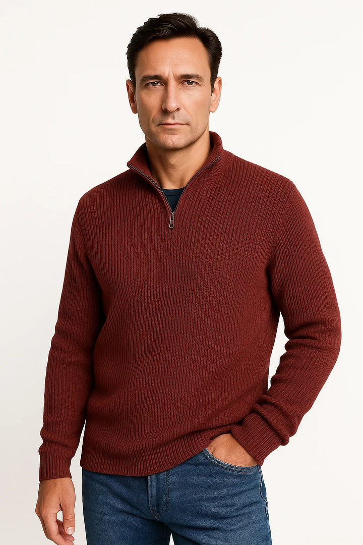 Men’s Sweater | Half Zip & Timeless Look
