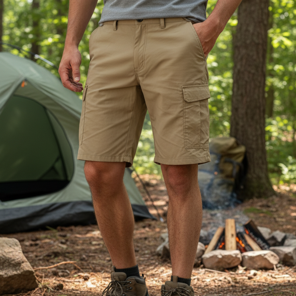 Hardwearing Cargo Shorts – Breathable Cotton Outdoor Wear