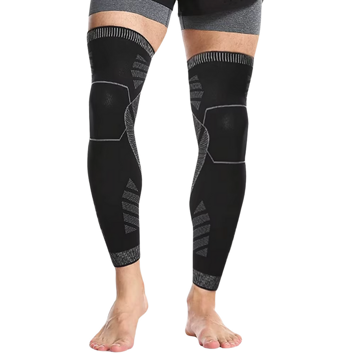 Full-Length Breathable Compression Knee Sleeve – Supportive Fit for Outdoor Activity