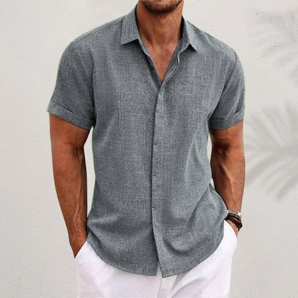 Men’s Linen Shirt – Lightweight Breathable Style for Warm Weather