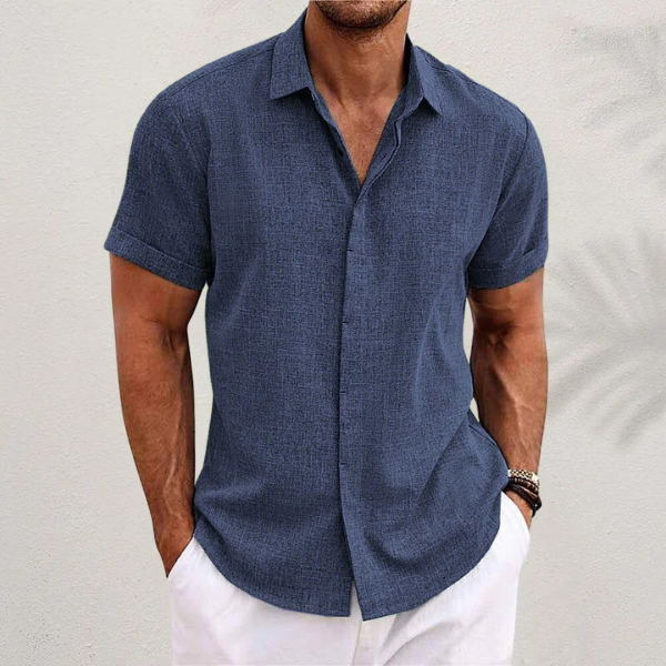 Men’s Linen Shirt – Lightweight Breathable Style for Warm Weather