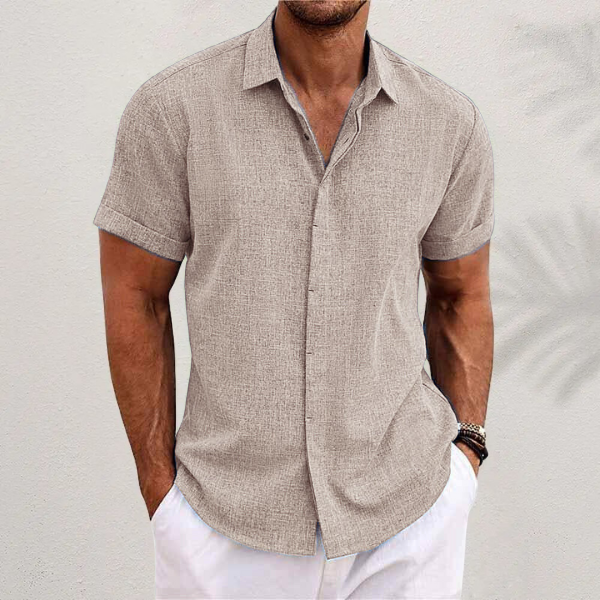 Men’s Linen Shirt – Lightweight Breathable Style for Warm Weather