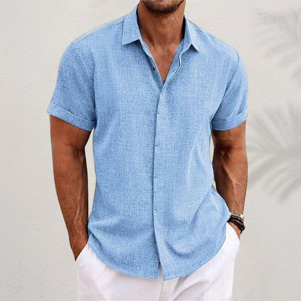 Men’s Linen Shirt – Lightweight Breathable Style for Warm Weather