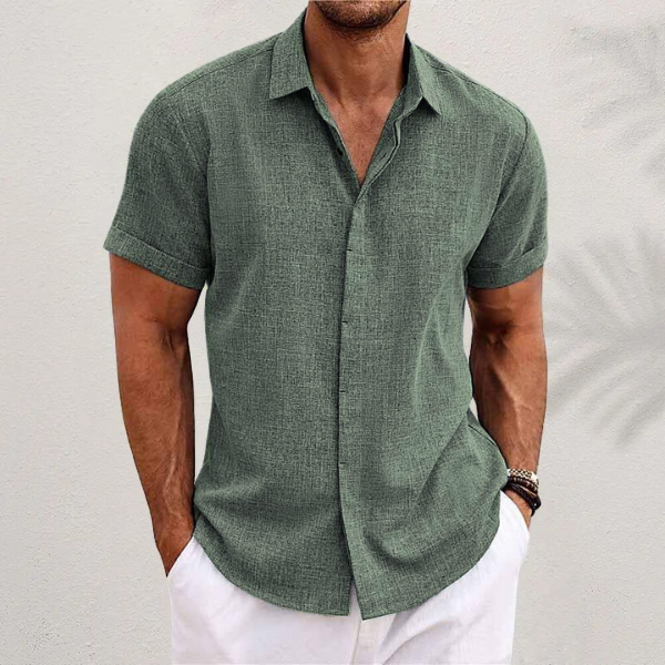 Men’s Linen Shirt – Lightweight Breathable Style for Warm Weather