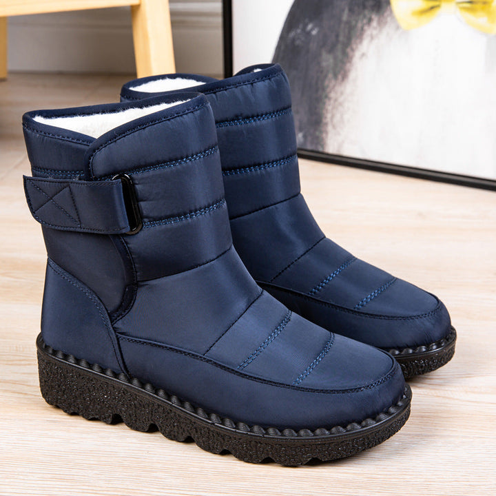 Women’s Velcro Snow Boots – Warm Lined & Non-Slip Winter Boots
