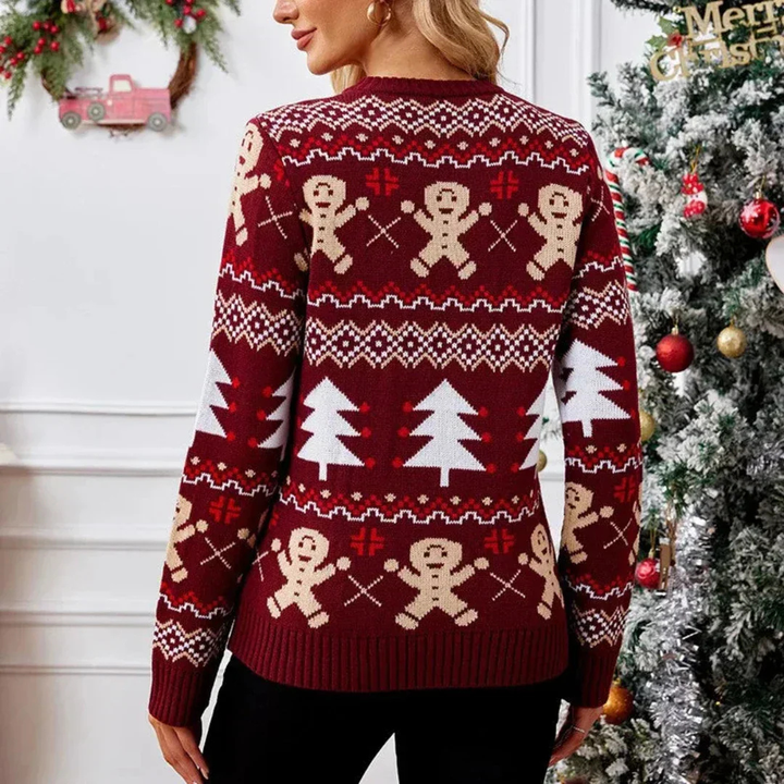 Women’s Festive Knit Jumper | Seasonal Pattern and Cosy Style