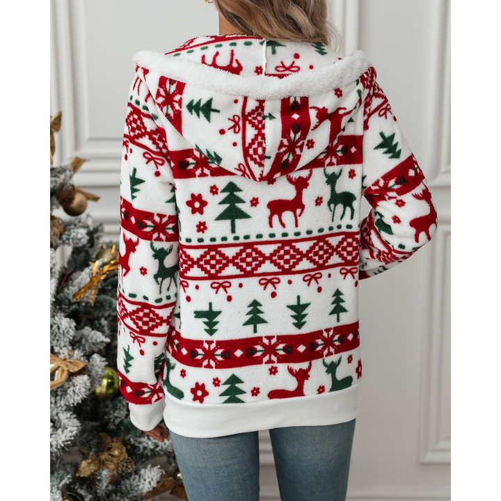 Women’s Christmas Hoodie | Seasonal Print and Casual Comfort