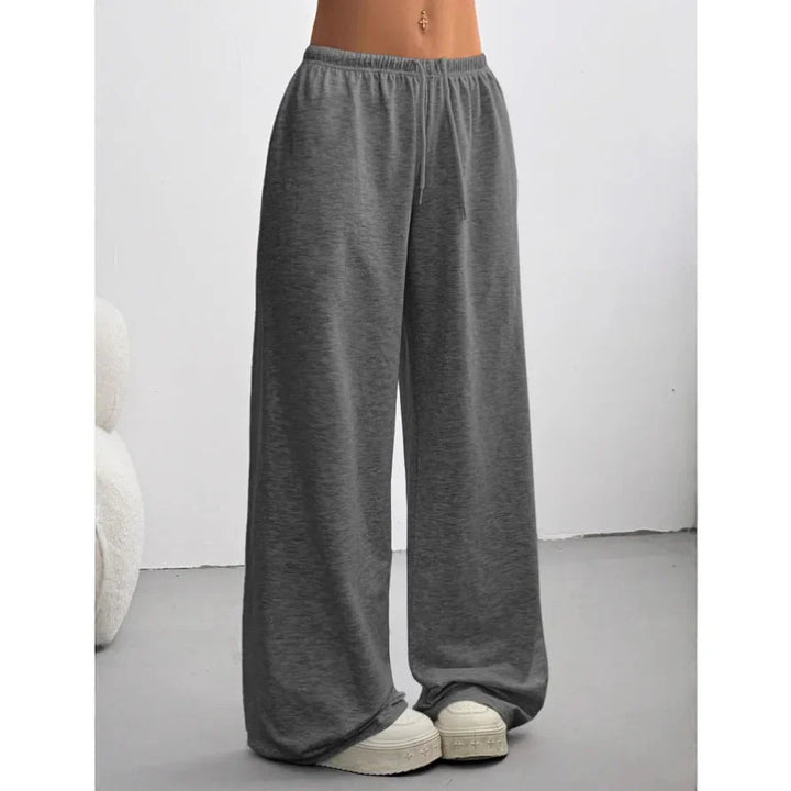 Women’s Jogger Trousers – Wide Leg, Casual Comfort