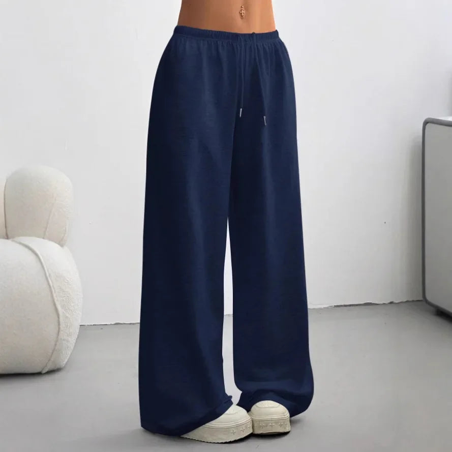 Women’s Jogger Trousers – Wide Leg, Casual Comfort