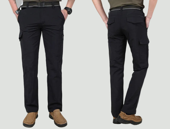 Men’s Water-Repellent Cargo Trousers – Breathable, Tactical Pocket Design