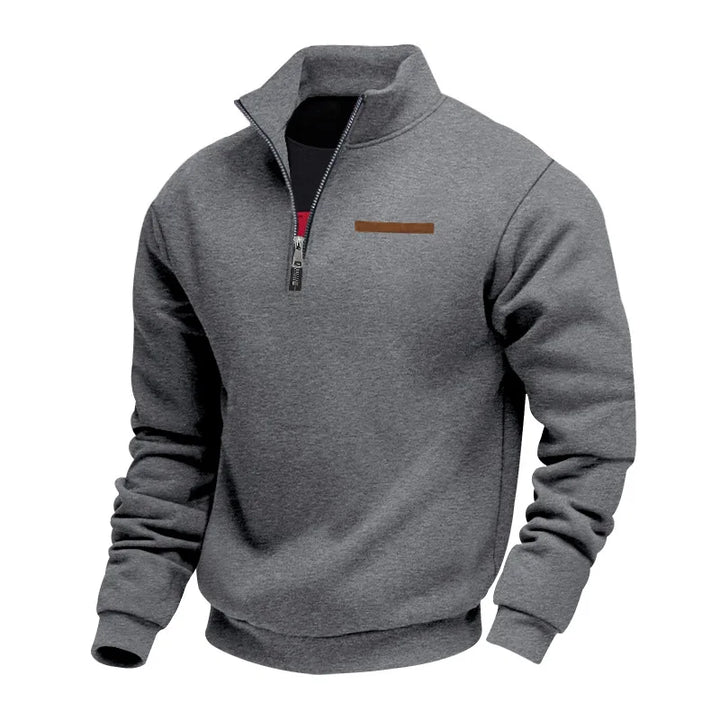Men’s Half Zip Fleece Sweater – Warm Layered Comfort