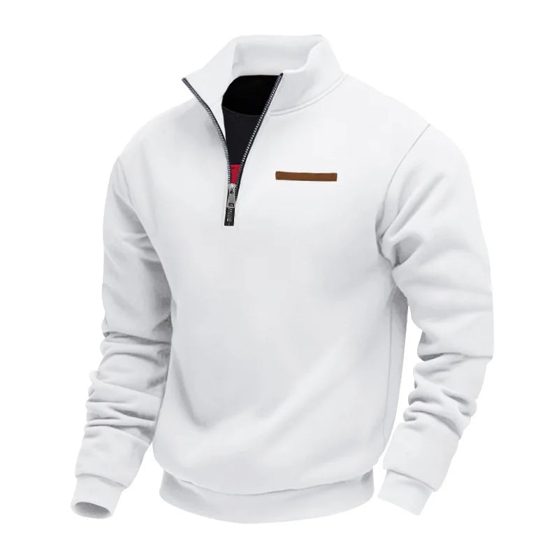 Men’s Half Zip Fleece Sweater – Warm Layered Comfort