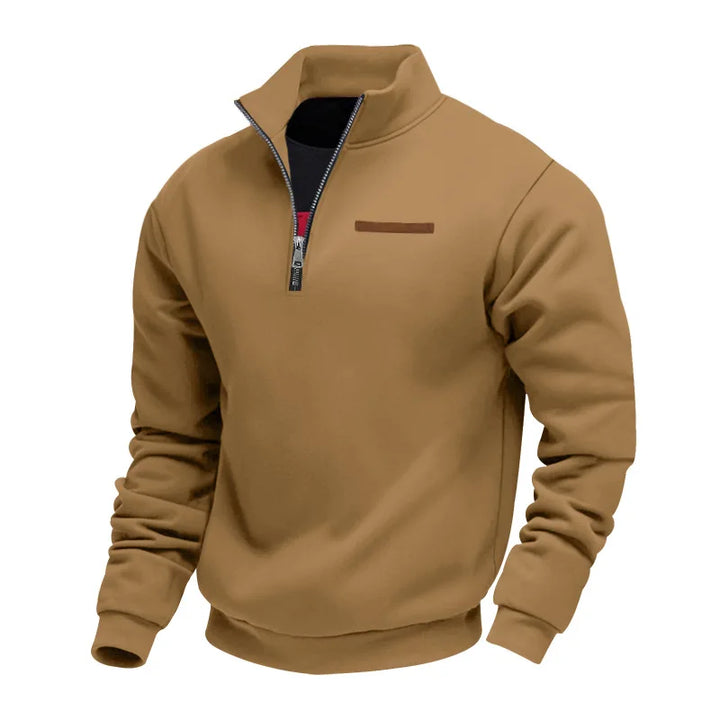 Men’s Half Zip Fleece Sweater – Warm Layered Comfort